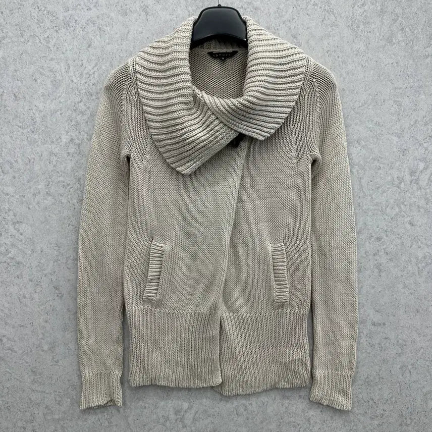 [BUNJANG] Theory Linen Knit Cardigan / 90 띠어리 여자 린넨 니트 가디건