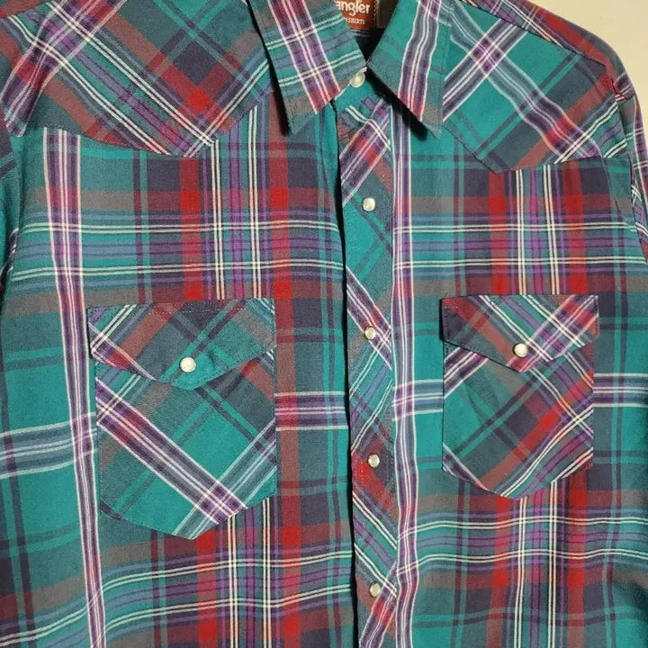 [BUNJANG] Wrangler Western Checkered Shirt / 랭글러 웨스턴 체크 셔츠
