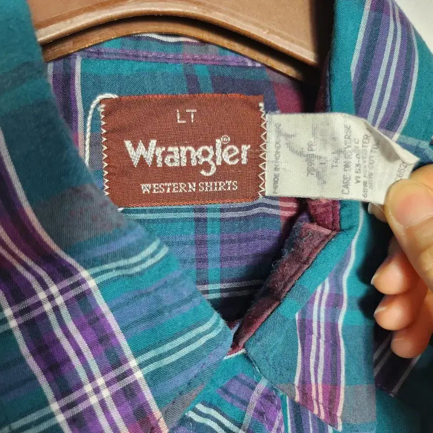 [BUNJANG] Wrangler Western Checkered Shirt / 랭글러 웨스턴 체크 셔츠
