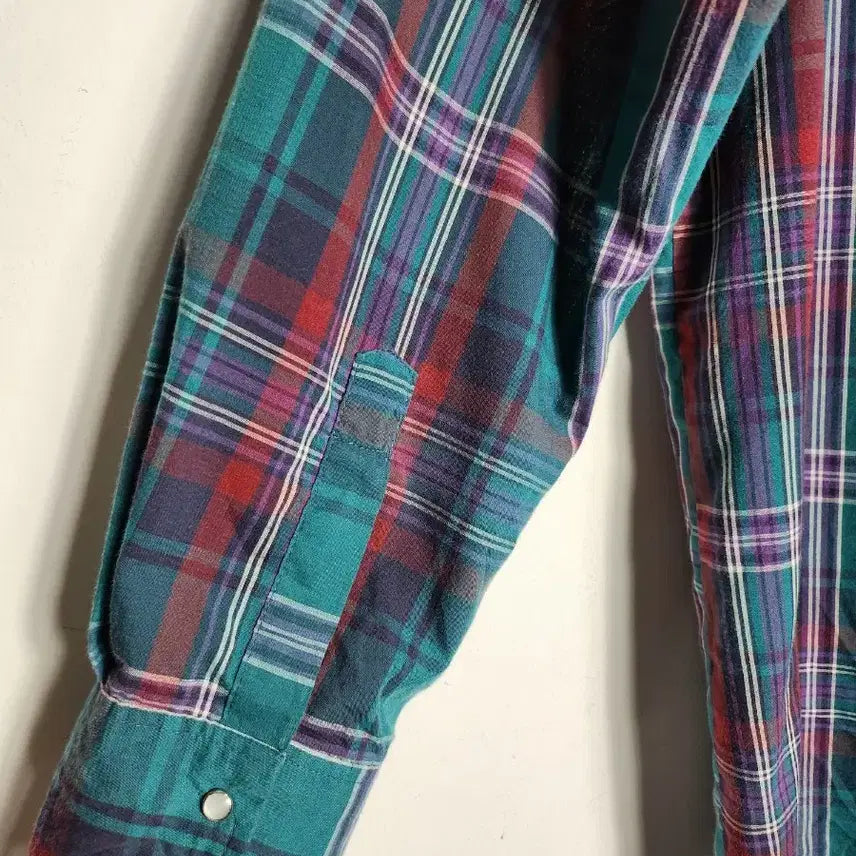 [BUNJANG] Wrangler Western Checkered Shirt / 랭글러 웨스턴 체크 셔츠