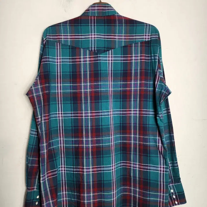 [BUNJANG] Wrangler Western Checkered Shirt / 랭글러 웨스턴 체크 셔츠