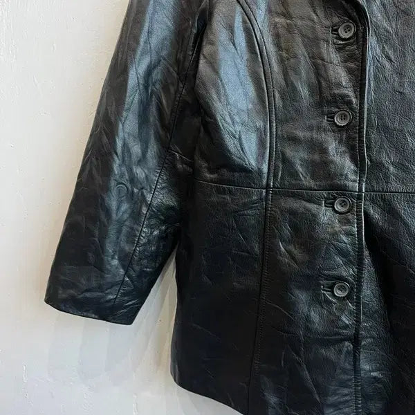 [BUNJANG] Stephand Leather Half Coat Women&