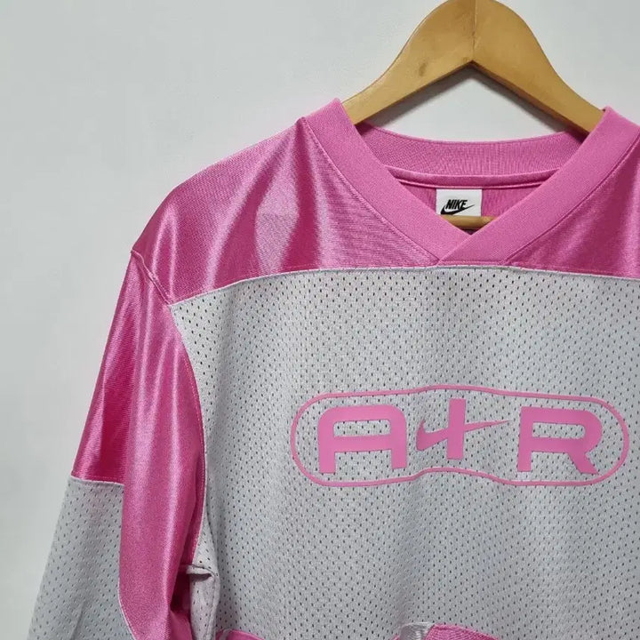 [BUNJANG] Nike Air Pink Mesh Short Sleeve T-shirt Women&