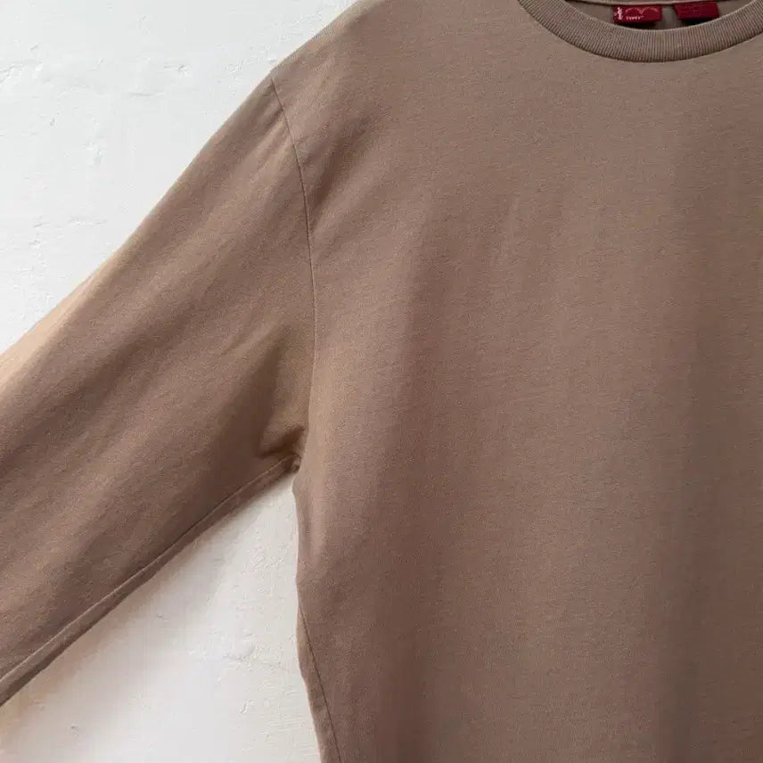 [BUNJANG] Levi's Type 1 Pigment Long Sleeve T-shirt / Levis type 1 리바이스 타입원 피그먼트 긴팔티 브라운 L