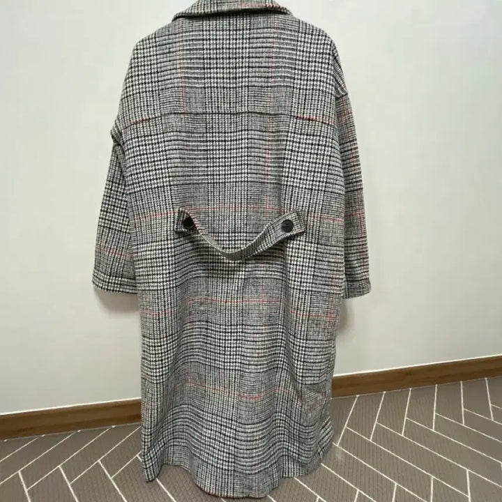 [BUNJANG] Double Breasted Checkered Jacket / 체크 더블 브레스트 자켓