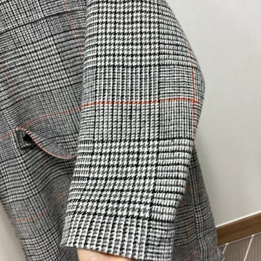 [BUNJANG] Double Breasted Checkered Jacket / 체크 더블 브레스트 자켓