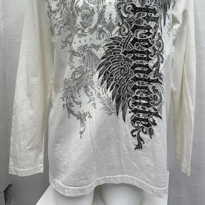 [BUNJANG] Y2K Crazy Print Long Sleeve XL / Y2K 미친 프린팅 롱슬리브 XL