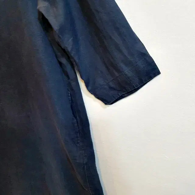 [BUNJANG] MUJI Linen 100% Navy Dress / 무인양품 MUJI 린넨 100% 원피스 네이비
