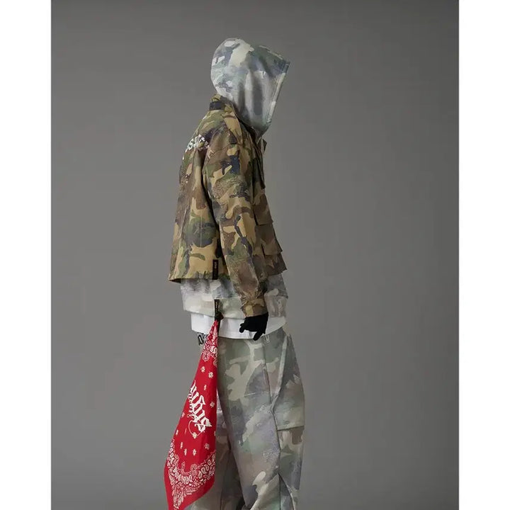[BUNJANG] Stigma Camouflage Jacket / 스티그마 카모플라쥬 자켓