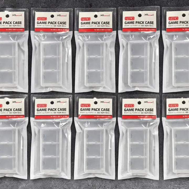 [BUNJANG] 3DS/NDS Game Cartridge Case (10-Piece Set) / 10개 세트 3DS NDS 겜맥 게임 팩 칩 케이스 6개 수납 가능