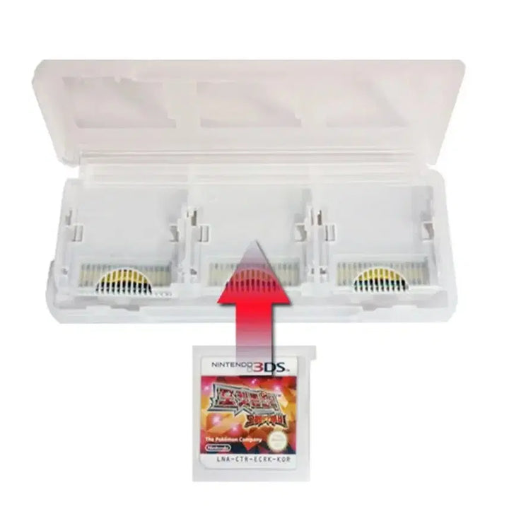[BUNJANG] 3DS/NDS Game Cartridge Case (10-Piece Set) / 10개 세트 3DS NDS 겜맥 게임 팩 칩 케이스 6개 수납 가능