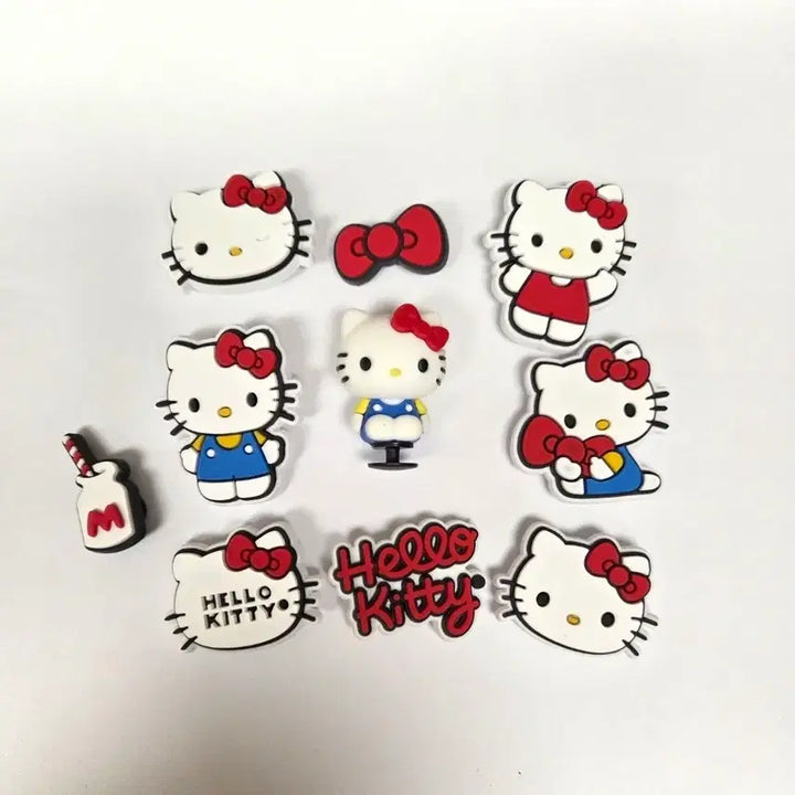 [BUNJANG] Hello Kitty Jibbitz Set (10P) / 지비츠)헬로키티 세트 10P