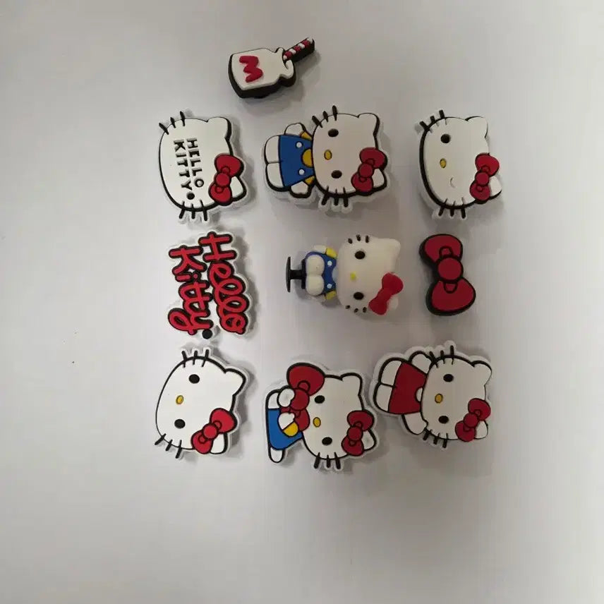 [BUNJANG] Hello Kitty Jibbitz Set (10P) / 지비츠)헬로키티 세트 10P