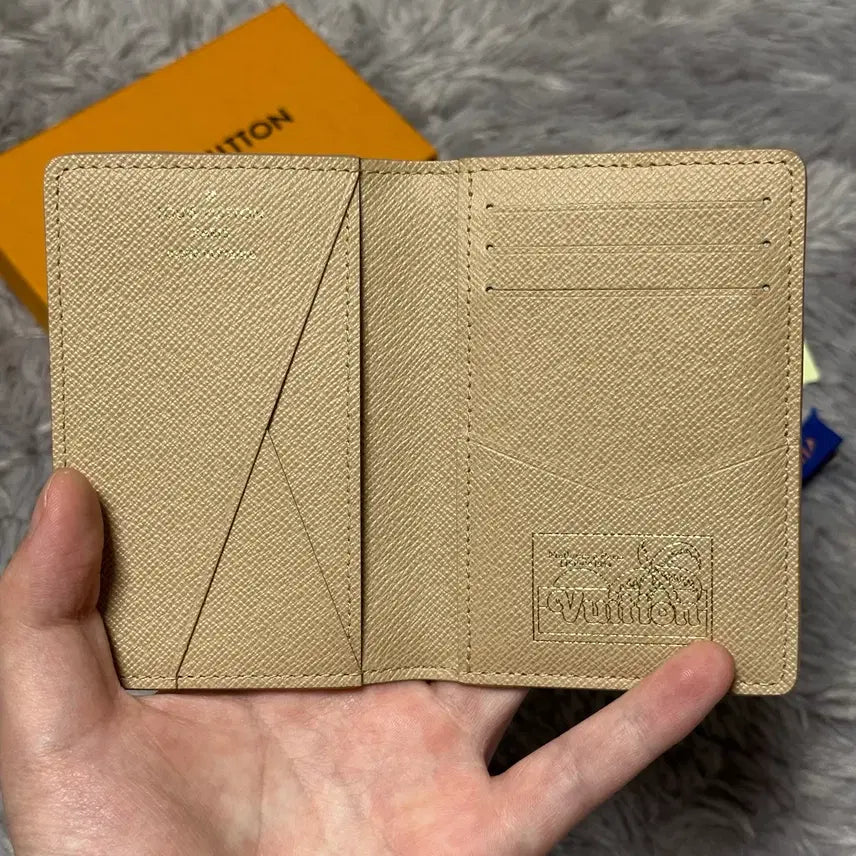[BUNJANG] Louis Vuitton Eclipse Surfing Organizer Card Wallet Beige / [풀구성] 루이비통 이클립스 서핑 오거나이저 카드지갑 베이지