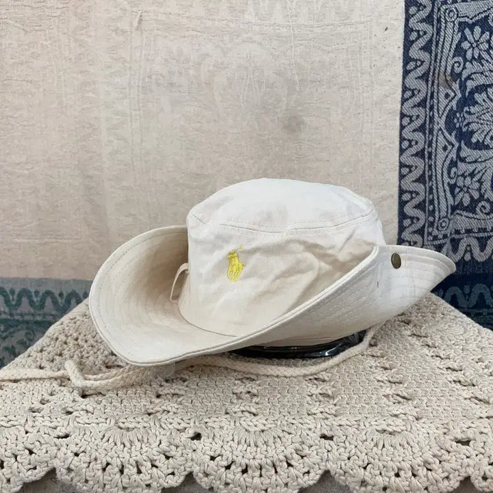 [BUNJANG] Polo Ralph Lauren Yellow Pony Safari Hat / [F] 폴로랄프로렌 옐로우포니 썬햇 사파리햇 모자