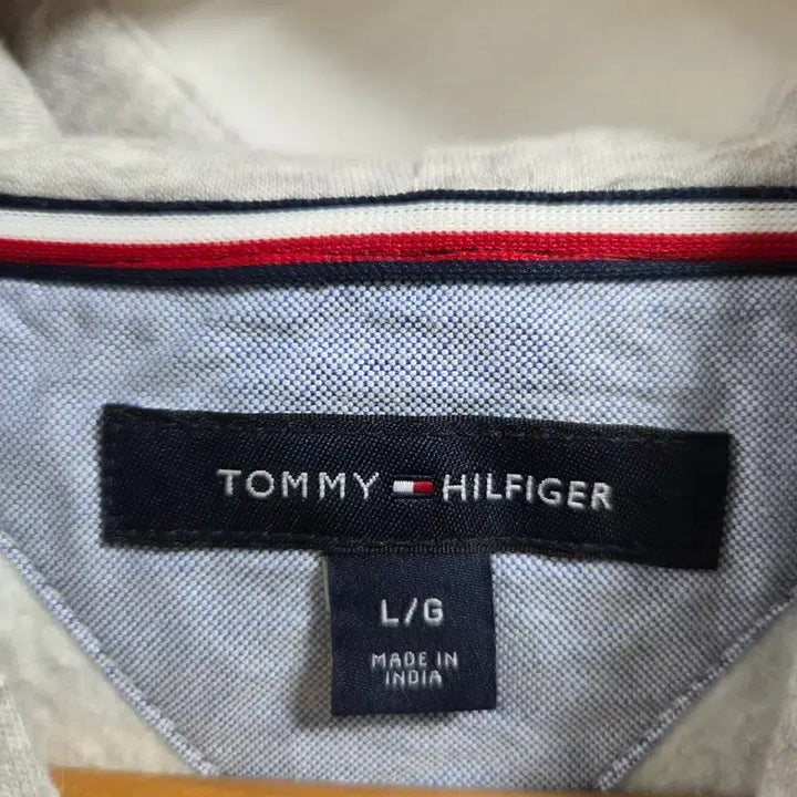 [BUNJANG] Tommy Hilfiger Gray Hooded Zip-up L / 타미힐피거 그레이 후드집업 L