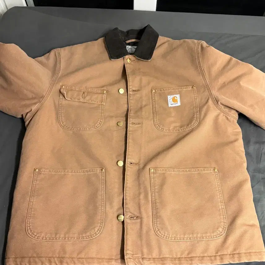 [BUNJANG] Carhartt OG Chore Coat Brown L / 칼하트 OG 초어 코트 브라운 L