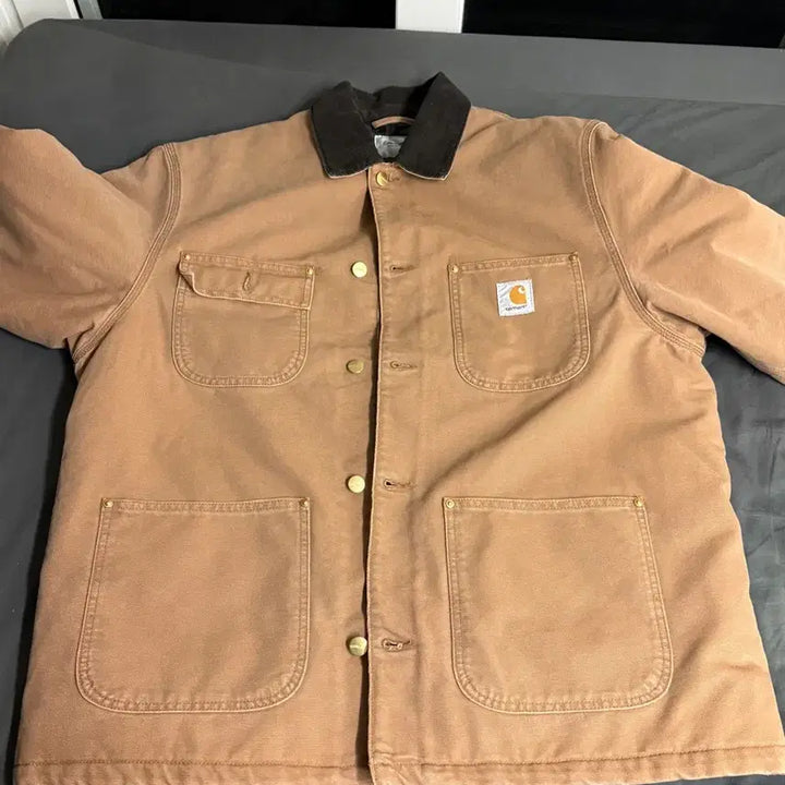 [BUNJANG] Carhartt OG Chore Coat Brown L / 칼하트 OG 초어 코트 브라운 L