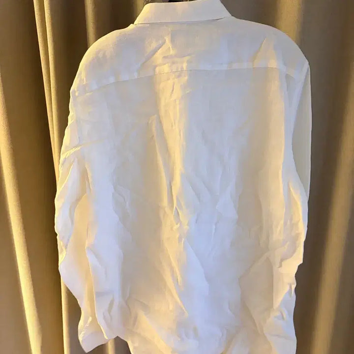 [BUNJANG] Theory Linen Shirt White L Size / 띠어리 Theory 린넨 셔츠 화이트 L 사이즈