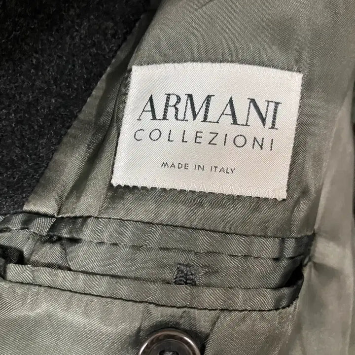 [BUNJANG] Armani Collezioni Charcoal Coat / 알마니 꼴레지오니 코트
