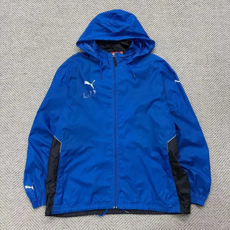 [BUNJANG] Puma Colorblock Hooded Windbreaker / 푸마 배색 후드 바람막이 v2149