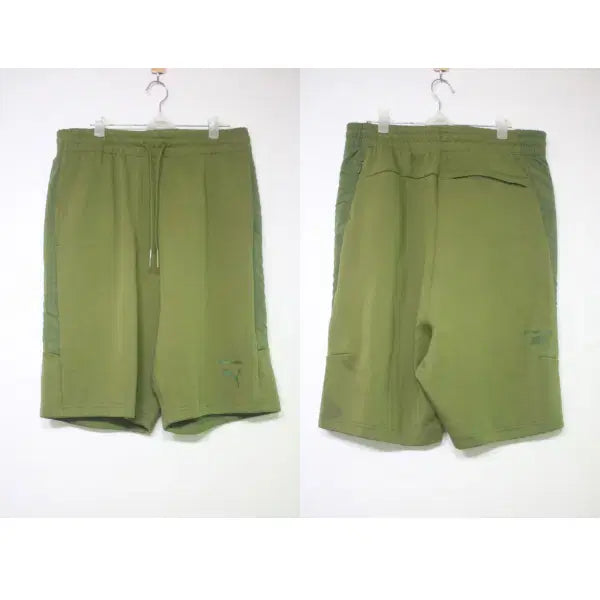 [BUNJANG] Puma Khaki Cotton Shorts / (L 100) 푸마 카키 면반바지 (사이즈 30~32인치 내외)