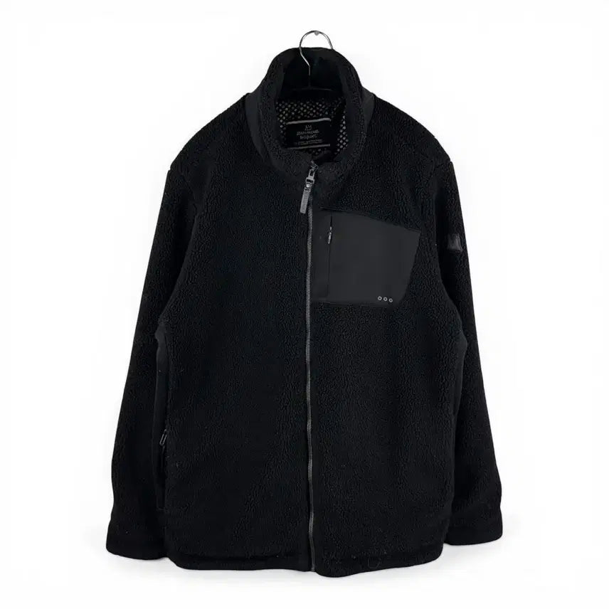 [BUNJANG] Jean-Michel Basquiat Fleece Zip-Up Jacket Black / 100) 장미쉘바스키아 양털 플리스 집업 자켓 블랙