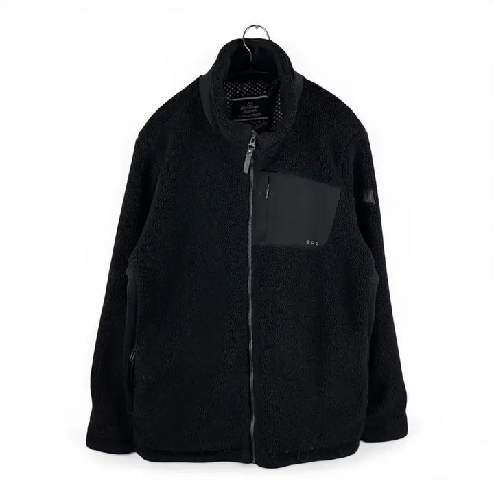 [BUNJANG] Jean-Michel Basquiat Fleece Zip-Up Jacket Black / 100) 장미쉘바스키아 양털 플리스 집업 자켓 블랙