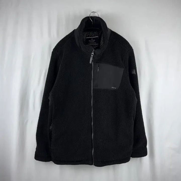 [BUNJANG] Jean-Michel Basquiat Fleece Zip-Up Jacket Black / 100) 장미쉘바스키아 양털 플리스 집업 자켓 블랙