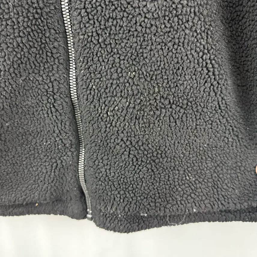 [BUNJANG] Jean-Michel Basquiat Fleece Zip-Up Jacket Black / 100) 장미쉘바스키아 양털 플리스 집업 자켓 블랙