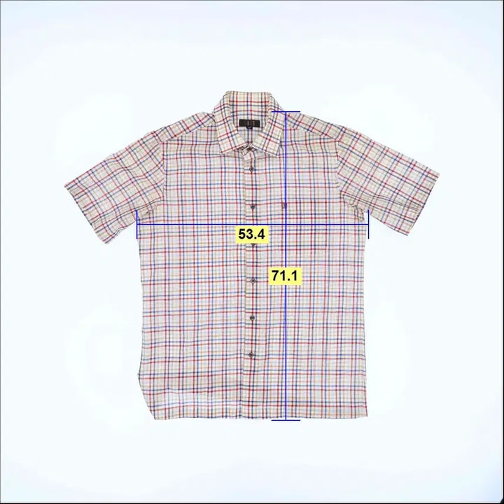 [SOLD OUT] 100 닥스 린넨 반팔셔츠 0316H1
