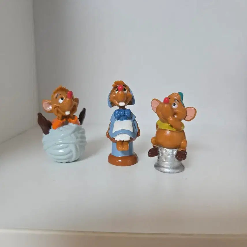 [BUNJANG] Disney Cinderella Jacques Gus Suzy Figure / 자크 거스 수지 피규어