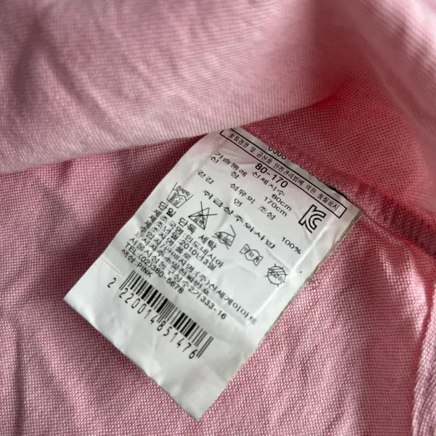 [BUNJANG] Polo Ralph Lauren Pink Pony Shirt (Size S) / 폴로 랄프로렌 핑크 포니 셔츠 남방S