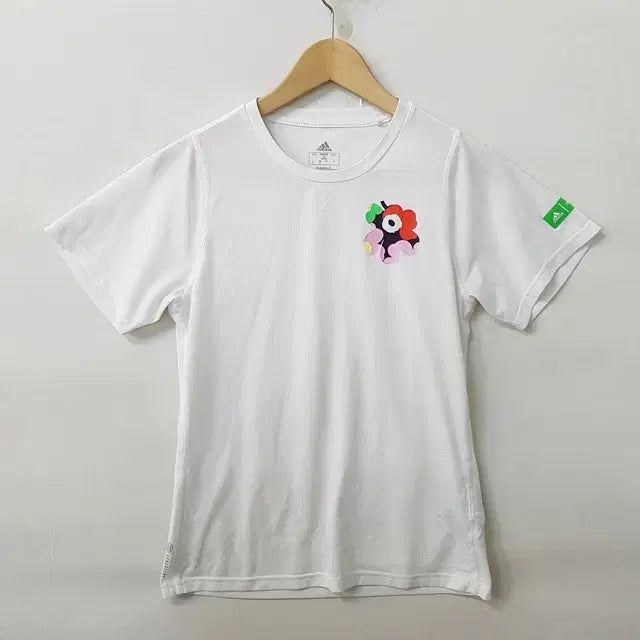[BUNJANG] Adidas Marimekko Running T-shirt White / 아디다스 marimekko 콜라보 러닝 티셔츠 화이트