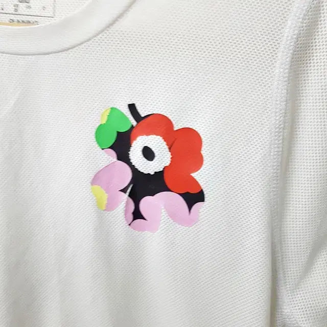 [BUNJANG] Adidas Marimekko Running T-shirt White / 아디다스 marimekko 콜라보 러닝 티셔츠 화이트