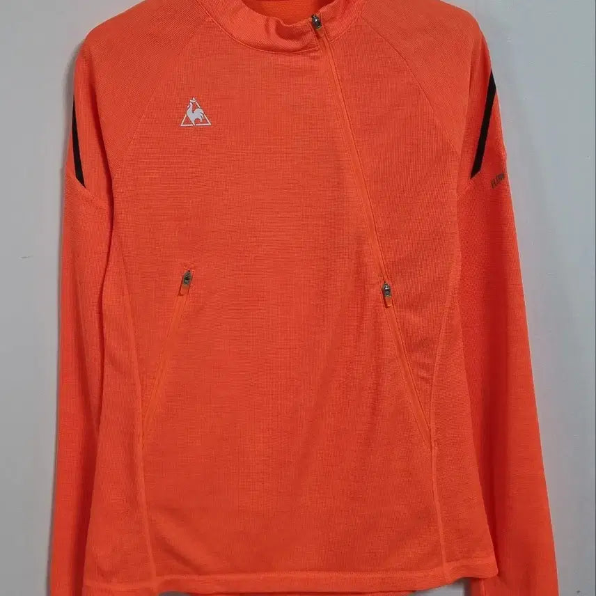 [BUNJANG] Le Coq Sportif Fluorescent Orange Long Sleeve Functional T-shirt / S ) 르꼬끄 형광오렌지 기능성 긴팔티 여성