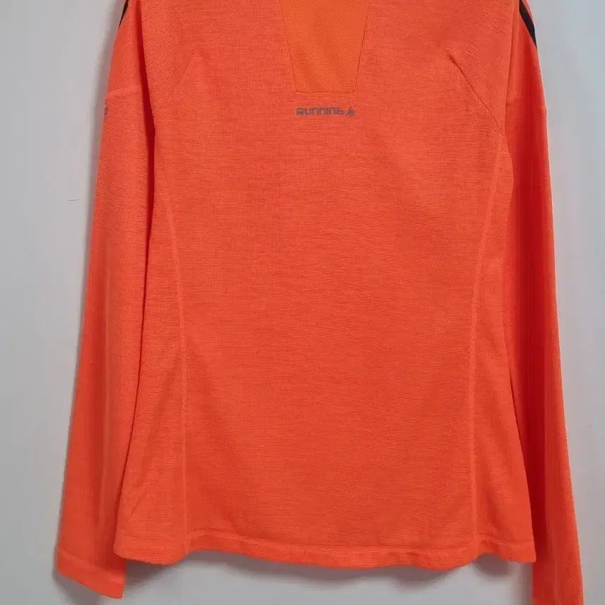[BUNJANG] Le Coq Sportif Fluorescent Orange Long Sleeve Functional T-shirt / S ) 르꼬끄 형광오렌지 기능성 긴팔티 여성