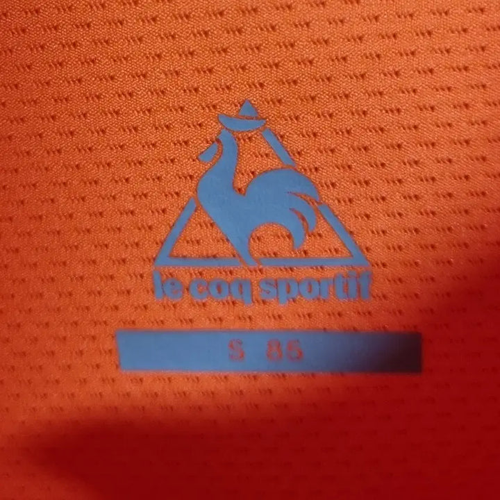[BUNJANG] Le Coq Sportif Fluorescent Orange Long Sleeve Functional T-shirt / S ) 르꼬끄 형광오렌지 기능성 긴팔티 여성