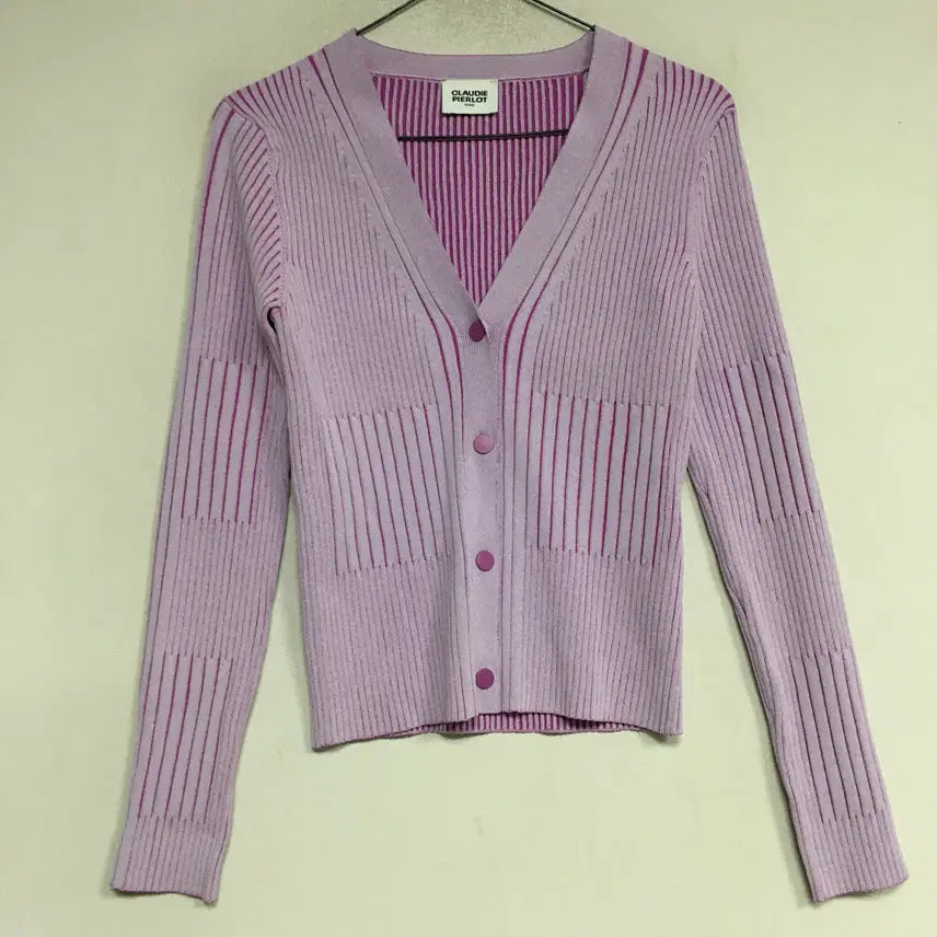 [BUNJANG] Claudie Pierlot Ribbed Knit Cardigan / 끌로디피에로 골지 니트 가디건