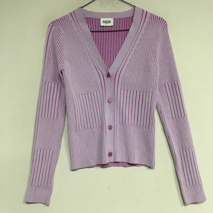 [BUNJANG] Claudie Pierlot Ribbed Knit Cardigan / 끌로디피에로 골지 니트 가디건