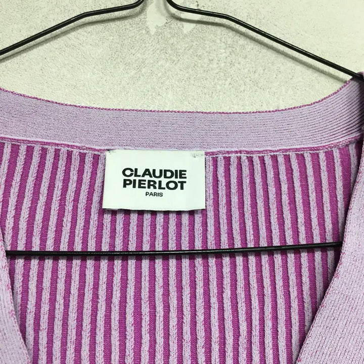 [BUNJANG] Claudie Pierlot Ribbed Knit Cardigan / 끌로디피에로 골지 니트 가디건