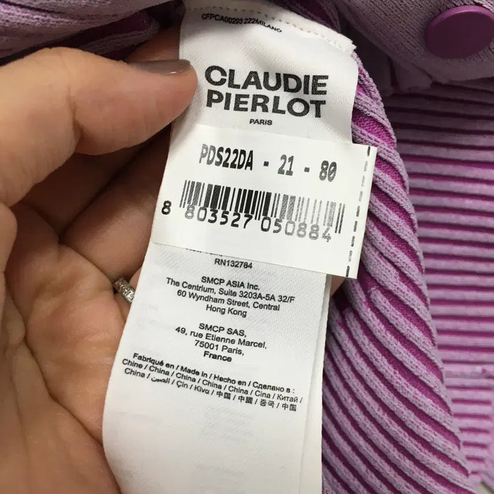 [BUNJANG] Claudie Pierlot Ribbed Knit Cardigan / 끌로디피에로 골지 니트 가디건