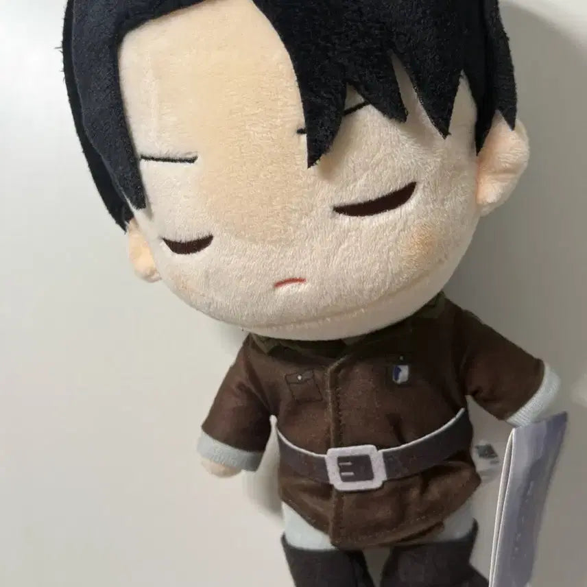 [BUNJANG] Attack on Titan Levi Plush Doll / 진격의 거인 오야스미 잘자요 인형 누이 리바이 양도 판매