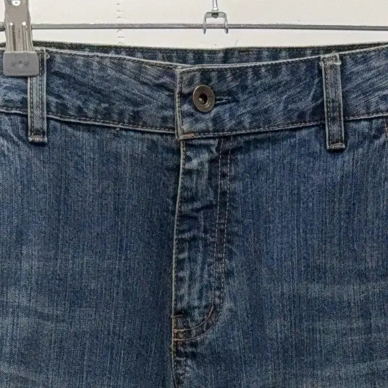 [BUNJANG] Y2K Corduroy Denim Pants / 코듀로이 포인트 Y2K 데님 팬츠