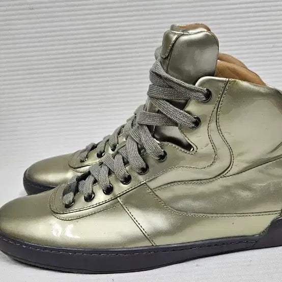 [BUNJANG] Bally High-Top Patent Leather Sneakers / BALLY 발리 유광 하이탑 스니커즈 9D사이즈 270