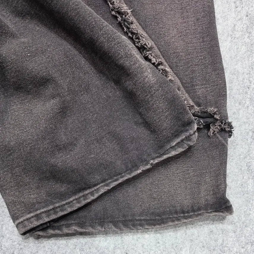 [BUNJANG] Vintage Tornado Grunge Wide Denim Pants L / 빈티지 토네이도 디테일 그런지 와이드 데님팬츠 L