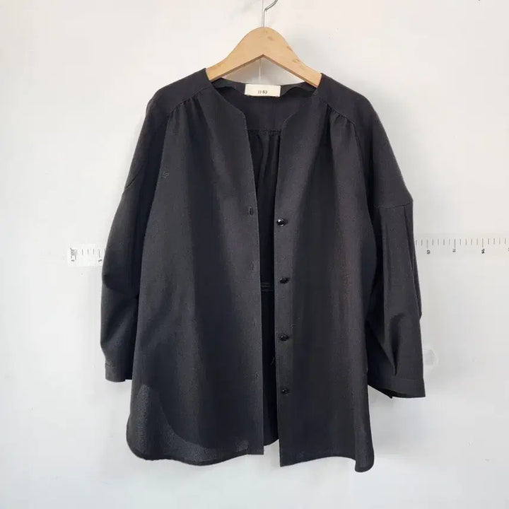 [BUNJANG] JJ RO Black Shirt Blouse / JJ RO 블랙 셔츠형 블라우스