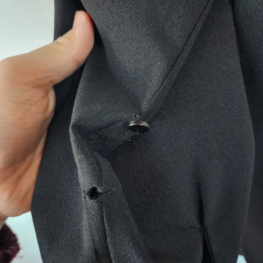 [BUNJANG] JJ RO Black Shirt Blouse / JJ RO 블랙 셔츠형 블라우스