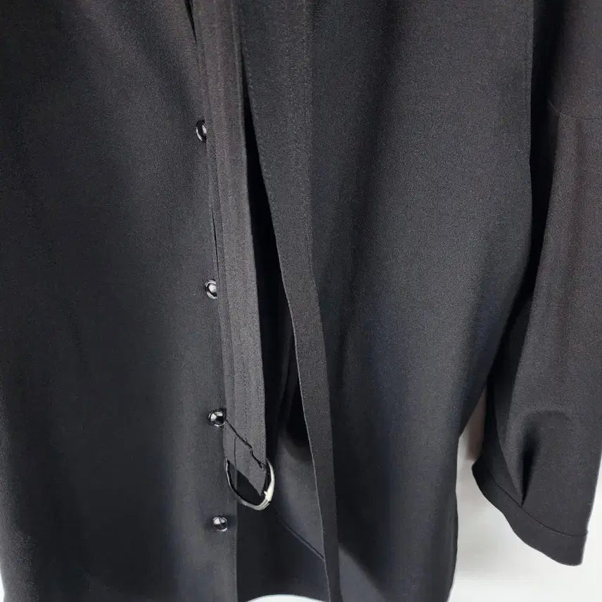 [BUNJANG] JJ RO Black Shirt Blouse / JJ RO 블랙 셔츠형 블라우스