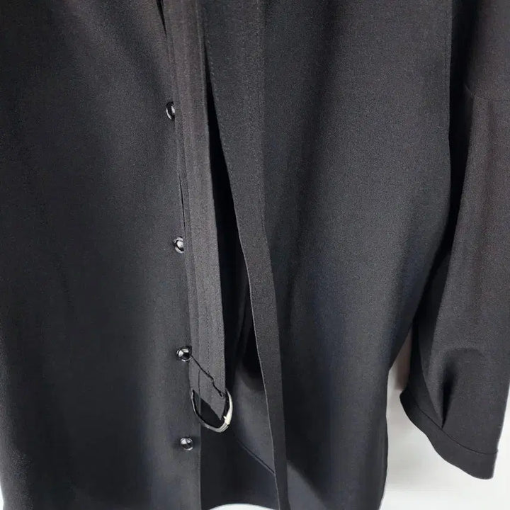 [BUNJANG] JJ RO Black Shirt Blouse / JJ RO 블랙 셔츠형 블라우스